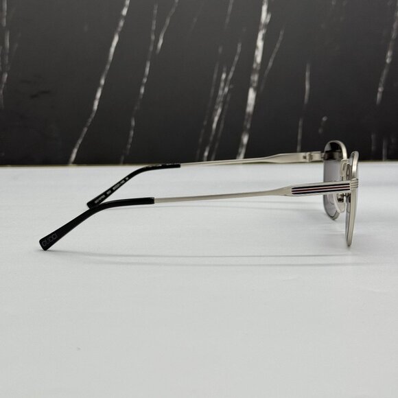 NEW GUCCI GG1876S 003 WOMEN SILVER/GRAY SUNGLASSES GUCCI - Picture 7 of 10